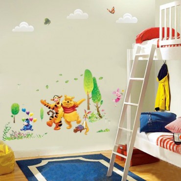 Disney Winnie the Pooh Friends Wall Decal Sticker