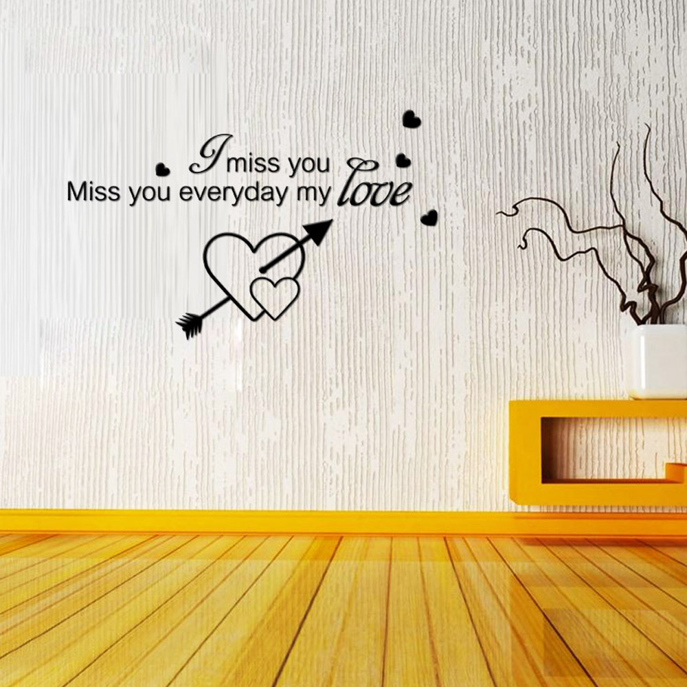 I miss you everyday my Love Wall Decal Sticker