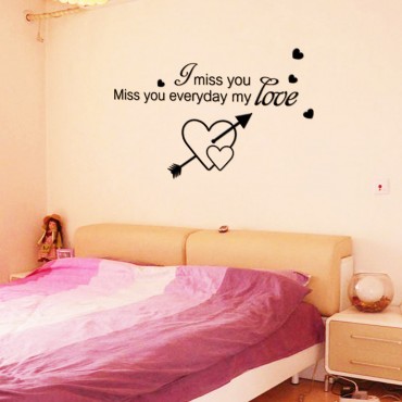 I miss you everyday my Love Wall Decal Sticker