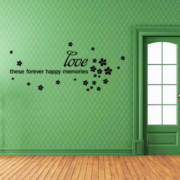 Love these every happy memories Wall Decal Sticker