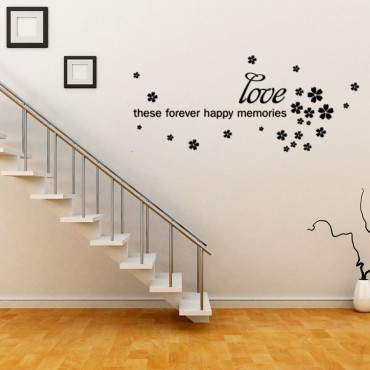 Love these every happy memories Wall Decal Sticker