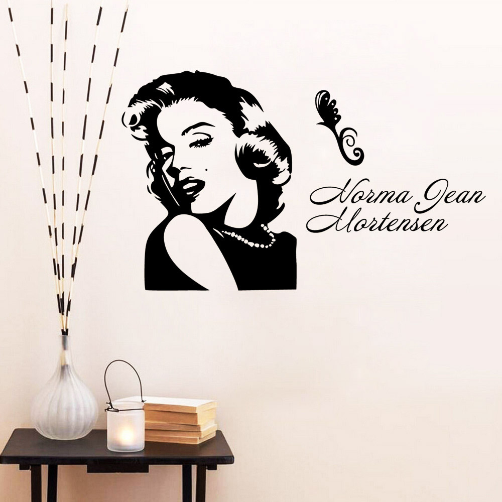 Marilyn Monroe Wall Decal Sticker