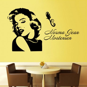 Marilyn Monroe Wall Decal Sticker