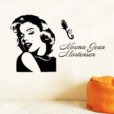 Marilyn Monroe Wall Decal Sticker