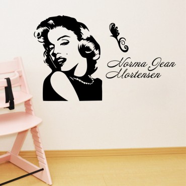 Marilyn Monroe Wall Decal Sticker