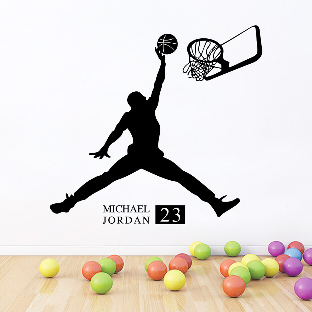 Jordan Bastetball Wall decal Sticker