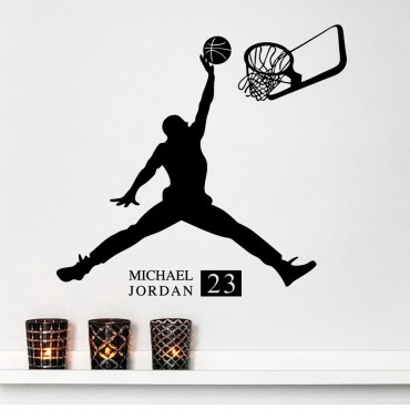 Jordan Bastetball Wall decal Sticker