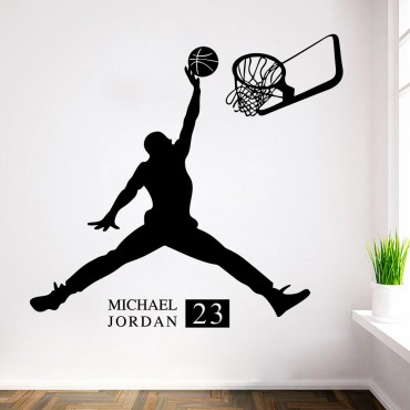 Jordan Bastetball Wall decal Sticker