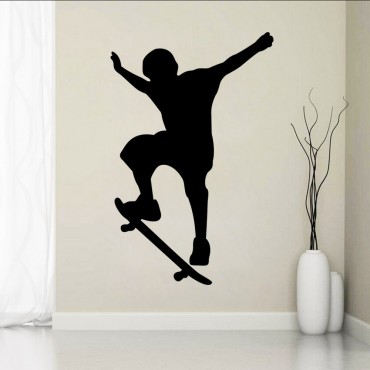 Skating Boy Wall Decal Sticker