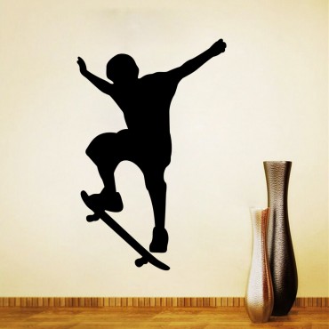 Skating Boy Wall Decal Sticker