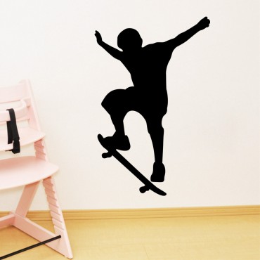 Skating Boy Wall Decal Sticker