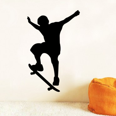 Skating Boy Wall Decal Sticker