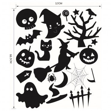 Halloween Theme Wall Decal Sticker AW9425