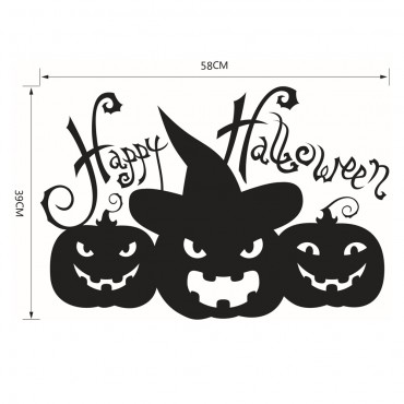 Halloween Theme Wall Decal Sticker AW9426