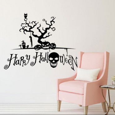 Halloween Theme Wall Decal Sticker AW9601