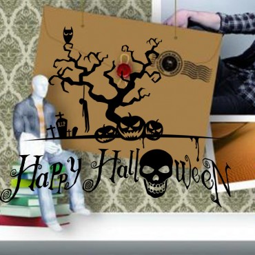 Halloween Theme Wall Decal Sticker AW9601