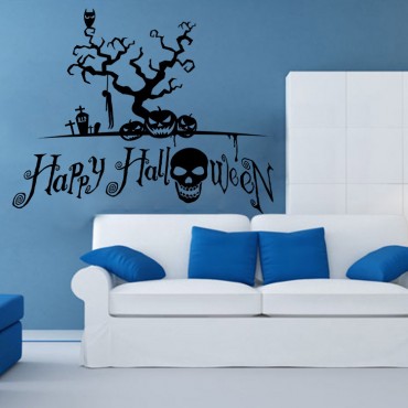 Halloween Theme Wall Decal Sticker AW9601