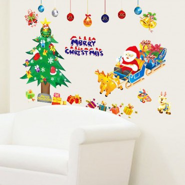 Christmas Theme Wall Decal Sticker AY1700