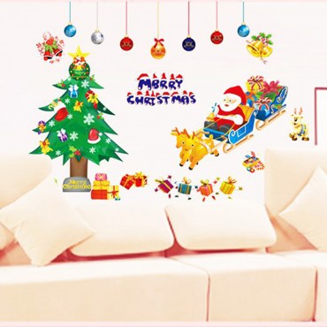 Christmas Theme Wall Decal Sticker AY1700