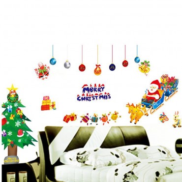 Christmas Theme Wall Decal Sticker AY1700