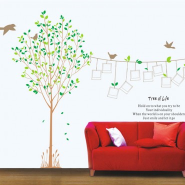 Tree of Life Photo Gallery Wall Decal Sticker