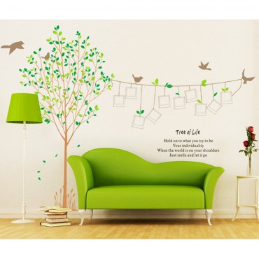 Tree of Life Photo Gallery Wall Decal Sticker