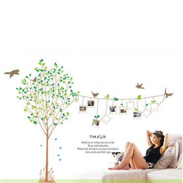 Tree of Life Photo Gallery Wall Decal Sticker