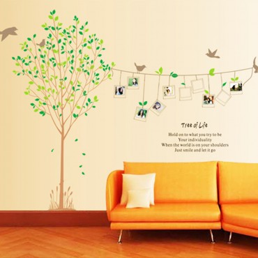 Tree of Life Photo Gallery Wall Decal Sticker