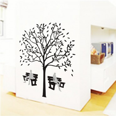 Black Tree Wall Decal Sticker JM7022