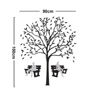 Black Tree Wall Decal Sticker JM7022