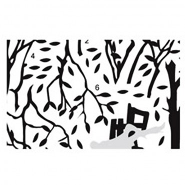 Black Tree Wall Decal Sticker JM7022