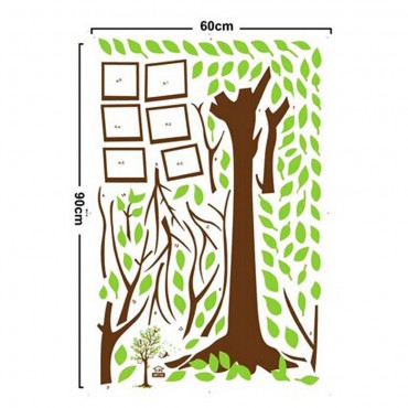 Photo Frame Tree Wall Decal Sticker JM7124