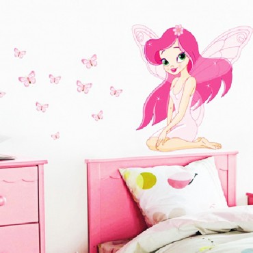 Butterfly Fairy Wall Decal Sticker