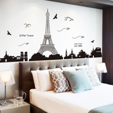 Eiffel Tower Paris City Wall Decal Sticker KK049