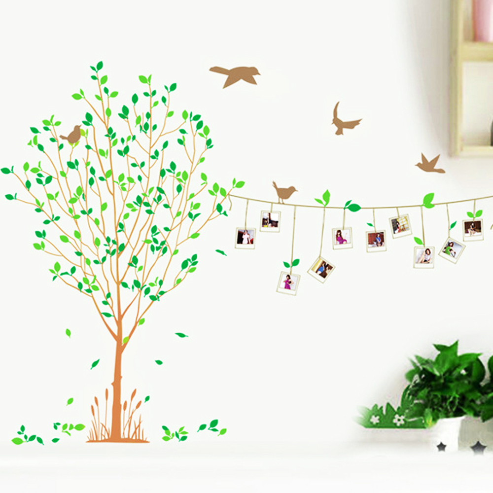 Tree with Photo Frames Wall Decal Sticker