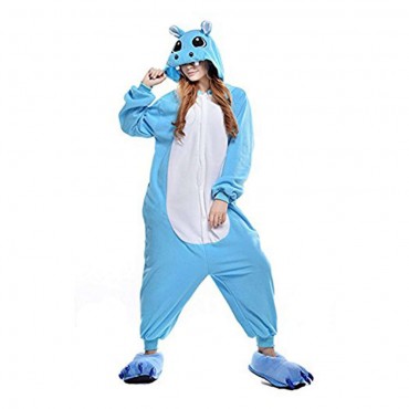 Hippo Costume Pajama Onesie Kigurumi Jumpsuit