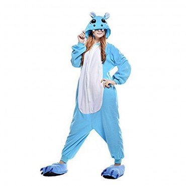 Hippo Costume Pajama Onesie Kigurumi Jumpsuit