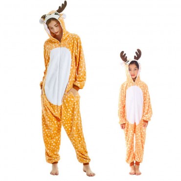 Elk Costume Pajama Onesie Kigurumi Jumpsuit