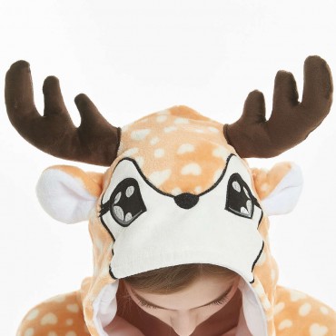 Elk Costume Pajama Onesie Kigurumi Jumpsuit