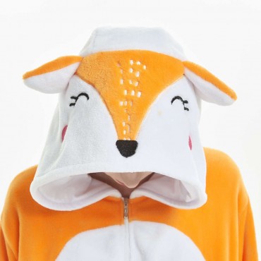 Fox Costume Pajama Onesie Kigurumi Jumpsuit