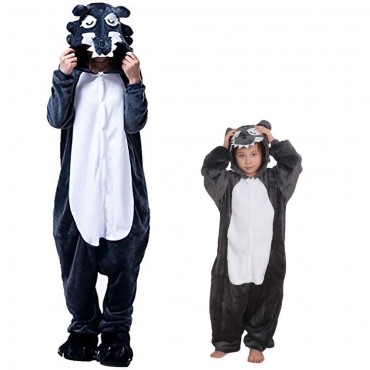 Wolf Costume Pajama Onesie Kigurumi Jumpsuit