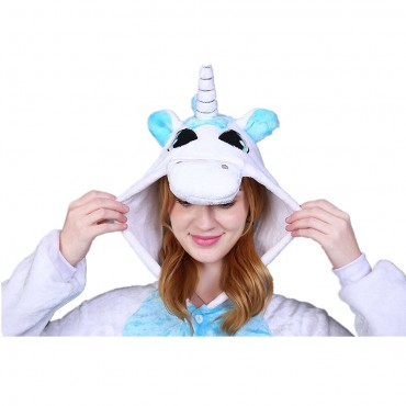 Unicorn Costume Halloween Pajama Onesie Kigurumi Jumpsuit