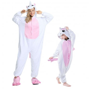 Unicorn Costume Halloween Pajama Onesie Kigurumi Jumpsuit