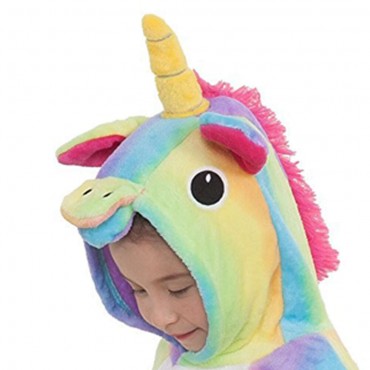 Rainbow Pegasus Costume Unicorn Pajama Onesie Kigurumi Jumpsuit