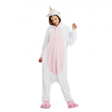 Rainbow Tail Pegasus Costume Unicorn Pajama Onesie Kigurumi Jumpsuit