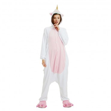 Rainbow Tail Pegasus Costume Unicorn Pajama Onesie Kigurumi Jumpsuit