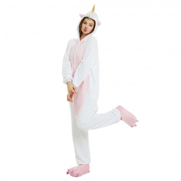 Rainbow Tail Pegasus Costume Unicorn Pajama Onesie Kigurumi Jumpsuit