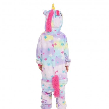 Star Pegasus Costume Unicorn Pajama Onesie Kigurumi Jumpsuit 