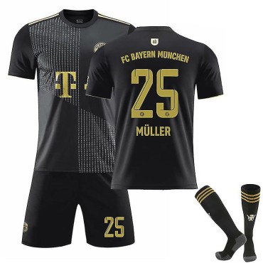 21/22 Bayern München Müller Football Kits Black