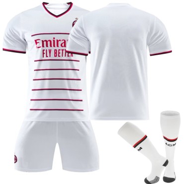 22/23 AC Milan Away Game Kids Men Football Jersey Kits